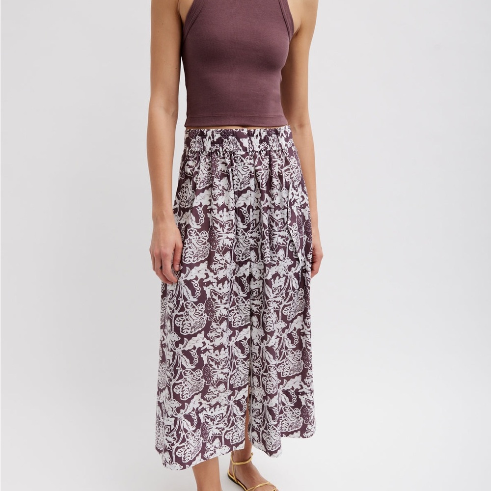 NWT Tibi Recycled Nylon Batik Full Skirt
